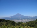 乙女峠から富士山。クリックすると大きくなります。