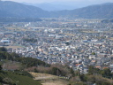 東海道の宿場町『金谷』。クリックすると大きくなります。